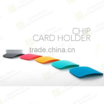 2015 Original New Design Plastic Curvy Shape Sliding Travel Pass Parking Ticket Holder photo-2