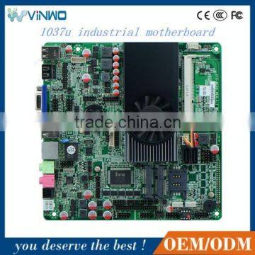 Factory Price Very-high Performance Intel 1037U DDR3 dc 12v Motherboard , Embedded Motherboard ,1037u Mini Itx Motherboard