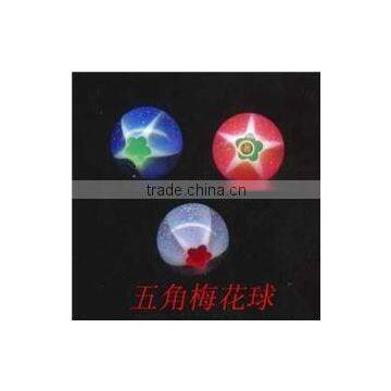 fashionable UV ball accessory piercing jewelry body with plum flower
