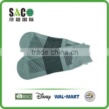 Check Pattern Rose Anti-slipper Nylon Sport Socks photo-3