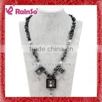 Classic photo frame pendant necklace