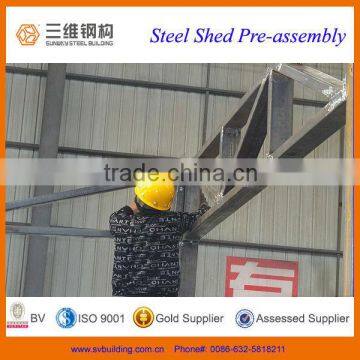 HOT SALE galvanized steel shed for sale in New Zealand