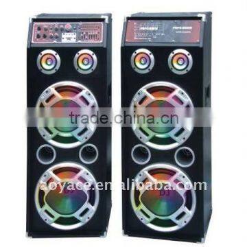 led high power 2.0ch couple stage speakers with USB/SD