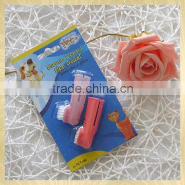 2015 pet grooming brush pet plastic toothbrush set