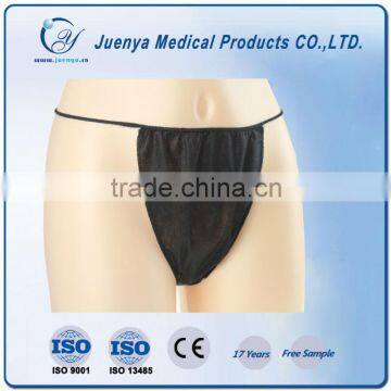 black disposable spa t-shape pants disposable t-back, thong bikini