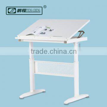 Modern Hand Crank desk drafting table for children