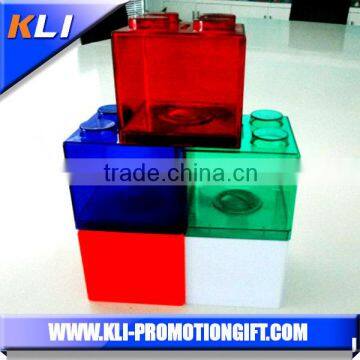 Colorful transparent large piggy bank plastic saving box