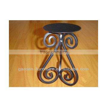 metal candle holders small wrought iron black candlestick floor standing for crafts