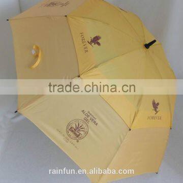 Big windproof outdoor double canopies golf umbrella