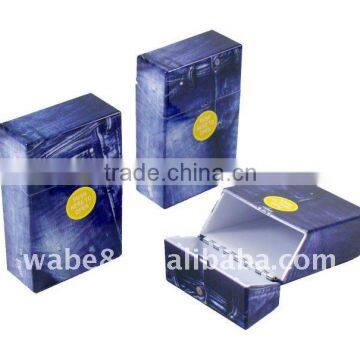 automatic open plastic cigarette case