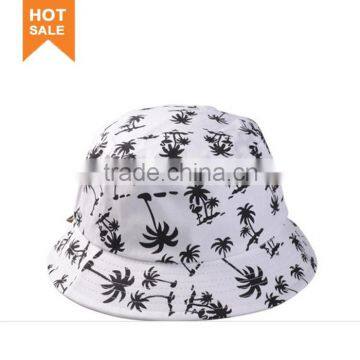 OEM and ODM custom floral men summer bucket hats