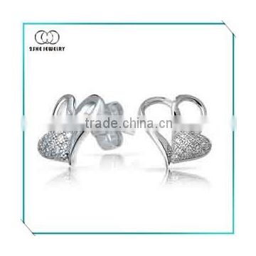 Best seller big and small hearts earring models