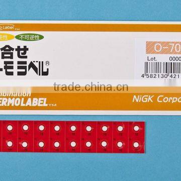 Temperature Check Label for Power Distribution Equipment