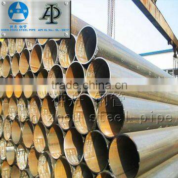 API 5L Gr B ERW welded pipe (4'' X 5.74MM ERW pipe)