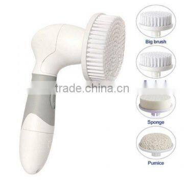 Factory Directly sale portable handy electric soft massage facial brush , cleansing body & face brush