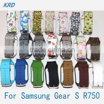 Factory Wholesale High Quality Printed Silicone Bracelet Watch Band Strap Wristband For SAMSUNG GEAR S R750 Watch photo-1