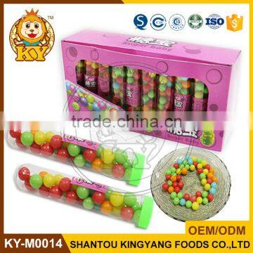 Crazy Acid Tube shape Candy Sour Puffed Confectionery