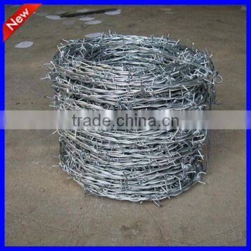 China supplier wholesale price Hot dip/ Electric galvanized Barbed wire fencing