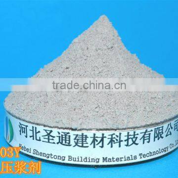 Polylactic acid grouting agent for concrete