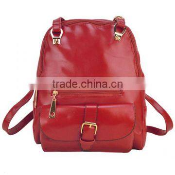 Alibaba China Retro European Style PU Leather Backpack, Fashion School Bag for Teenager (BBCT010)