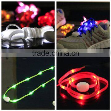 Flashing led Shoelace different colors led shoelace