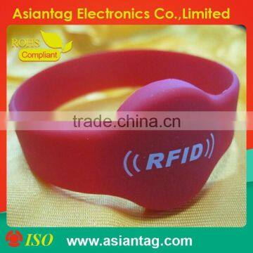 Waterproof rfid silicone bracelet
