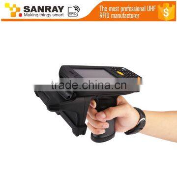 1D/2D Barcode Handheld UHF RFID Reader for Logistics and Stock Control System