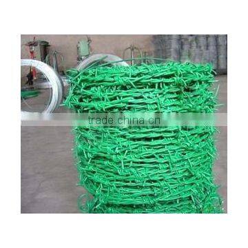 PVC Coated double strand barbed wire