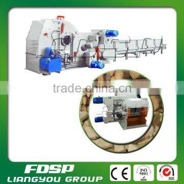 Drum type chips shredder for wood log bamboo tree branch shredmaster