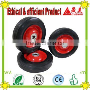 7"X1.5" solid rubber wheel/Semi-Pneumatic rubber wheel/professional lawnmower wheel