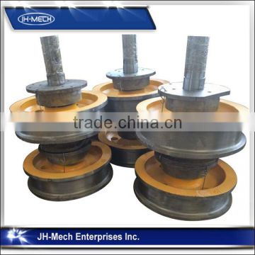 Electric single beam overhead bridge crane rail wheels