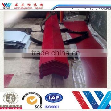 Low cost roof tile edging roof tin caps color steel sheet ridge for prefab house