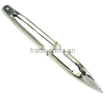 Stainless Steel Food Clip Lock 12" BBQ Buffet Salad Scallop Food Tongs photo-3