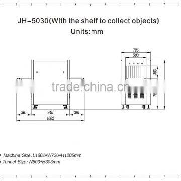 Small Tunnel 5030C Checked Airport x Ray Baggage Scanners photo-2