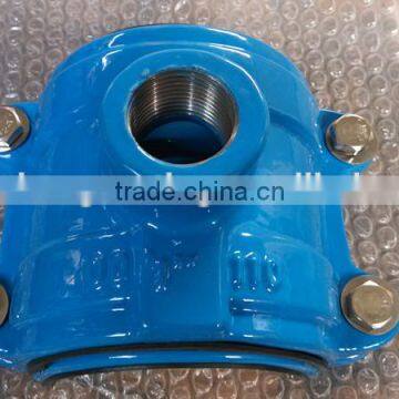 Iron Ductile Saddle for PVC pipe