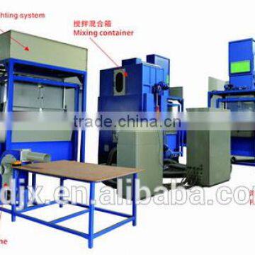 300kg/h capacity mixing fiber/foam quantitative filling line,contact:+86 15220195503