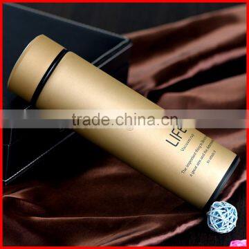 LOGO Customized 350/500ml Double Layers Stainless Steel Straight Vacuum Cup Advertising Gift Bottle Water Flask photo-4