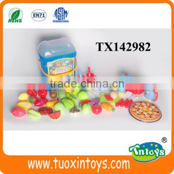 Plastic cutting fruits and vegetables toys cooking toys kitchen sets