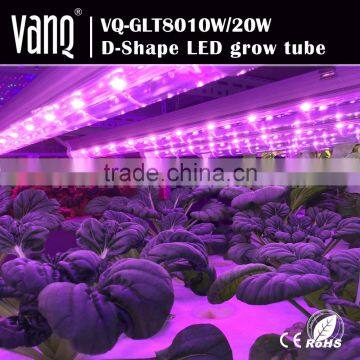 Commercial Greenhouse Grow Light Wtih AC 85-265V,T8 4 Feet Grow Tube Lamp,Red/blue/White Led Plant Light photo-3