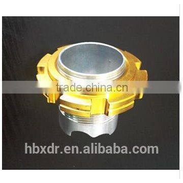Aluminum frame profile for bicycle shock absorption