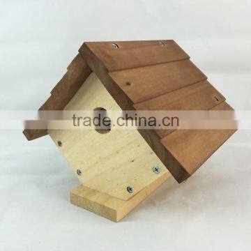 New design Garden Wooden bird House with Factory Price