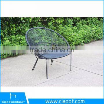 Garden Round Wicker Chair Unique Design Peacock Chair photo-4