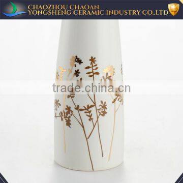 Height 21 &28cm Ceramic Chinese Wedding Vases Centerpieces photo-3