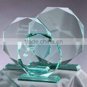 2016 elegant glass trophy blank