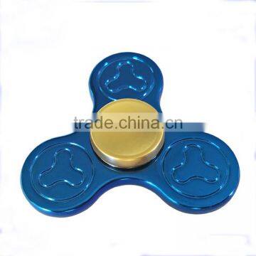 EDC Aluminum Gyro Finger Wholesale, Fidget Spinner, Hand Toys Clover Pattern photo-2