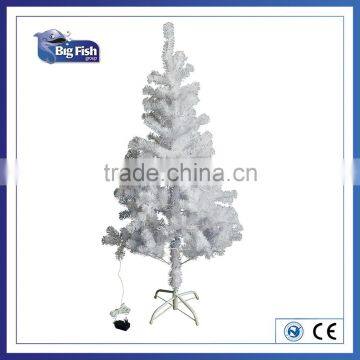 1.5m hinged branches white christmas tree