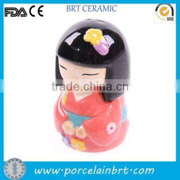 Ceramic Kimono Girl Beautiful Japanese Doll