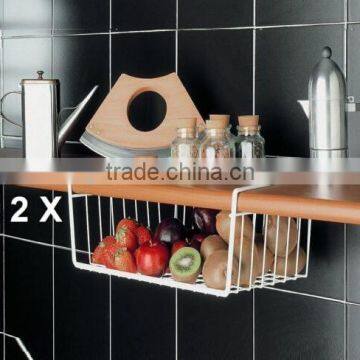 Kitchen Accessories Under Shelf Metal Kitchen Storage Basket Fruit Basket photo-2