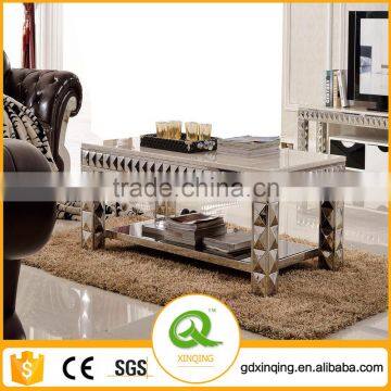 C338 Beautiful Modern Tempered Glass Coffee Table Design