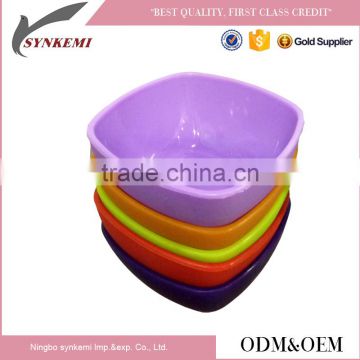 Square shaped silicone bowl for sale